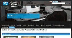 Desktop Screenshot of accessvision.tv