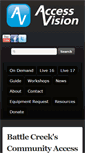 Mobile Screenshot of accessvision.tv