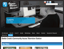Tablet Screenshot of accessvision.tv